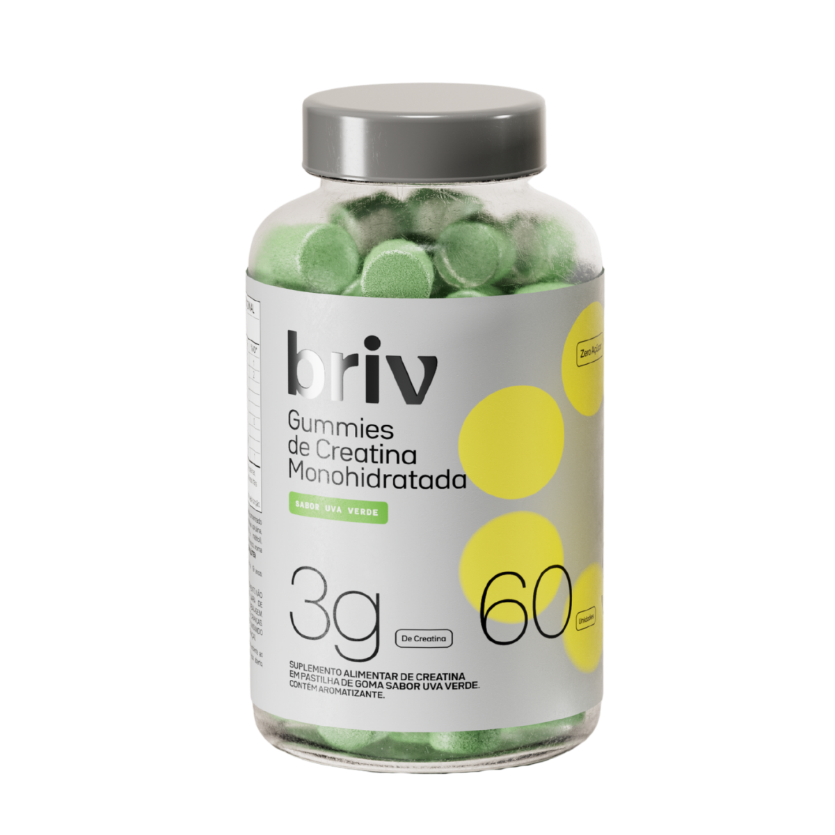Kit 3 Gummies de Creatina BRIV – 15% OFF