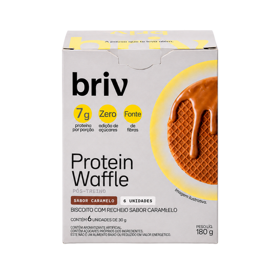 Protein Waffle 6 unid - Briv